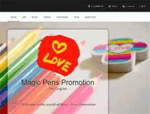 Tablet Screenshot of magic-pens.info